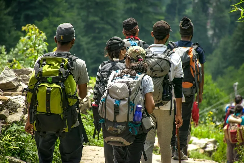 Hiking group near Carmel by the Sea